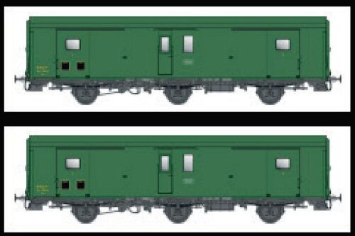LS Models MW106 2er Set Packwagen Dqd2m SNCF, Ep.IIIc/d, Schlußlicht
